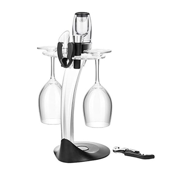 Deluxe Gift Set Wine Aerator Accessories Kit - Aerator Decanter, Corkscrew, More - Picture 2 of 7